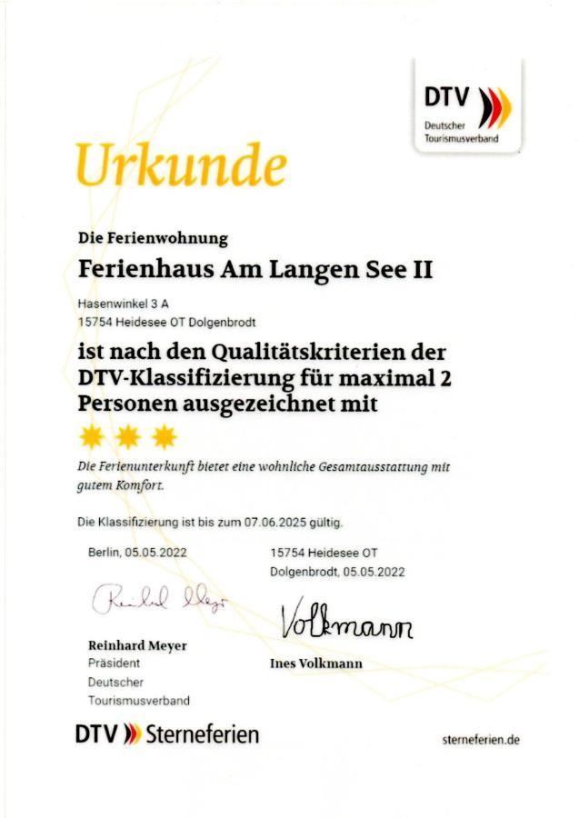 Ferienhaus Am Langen See II Heidesee Buitenkant foto